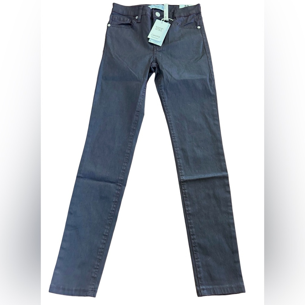 Mango MNG ISA Skinny Jeans Brown Denim Mid Rise Stretch Size 0-2 (W 24-25”) NWT